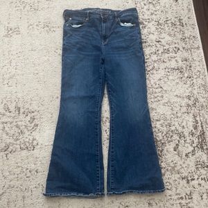 AE Super High Waisted Flare Jean